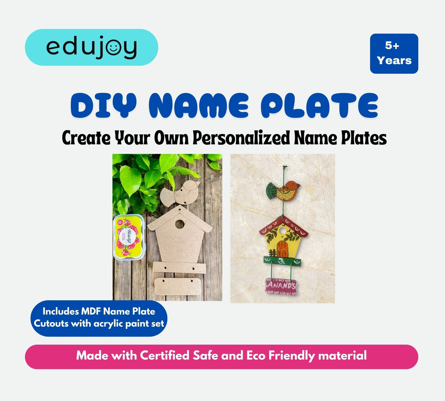 Edujoy DIY Name Plate Kit