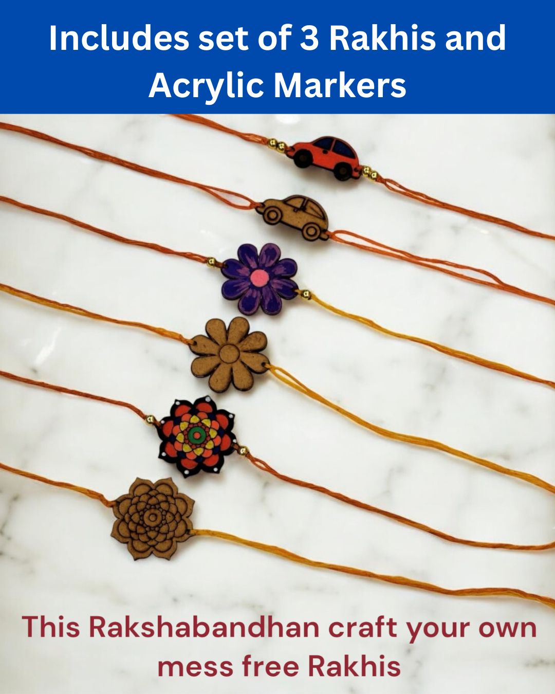 Edujoy DIY Rakhis (Set of 3)